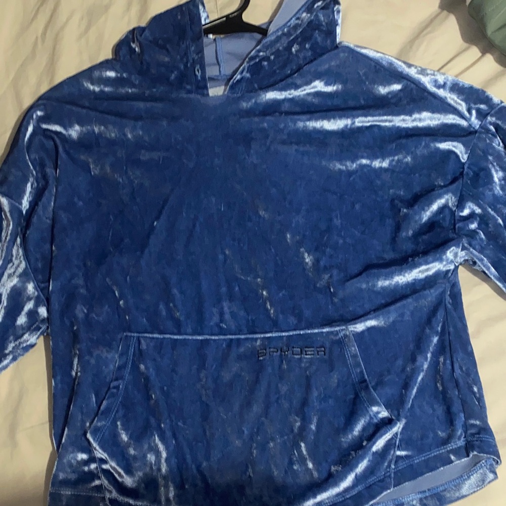 Spyder Shimmering Blue Hoodie